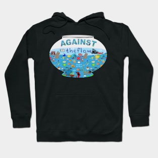 Against the Flow Christian Fish Hoodie